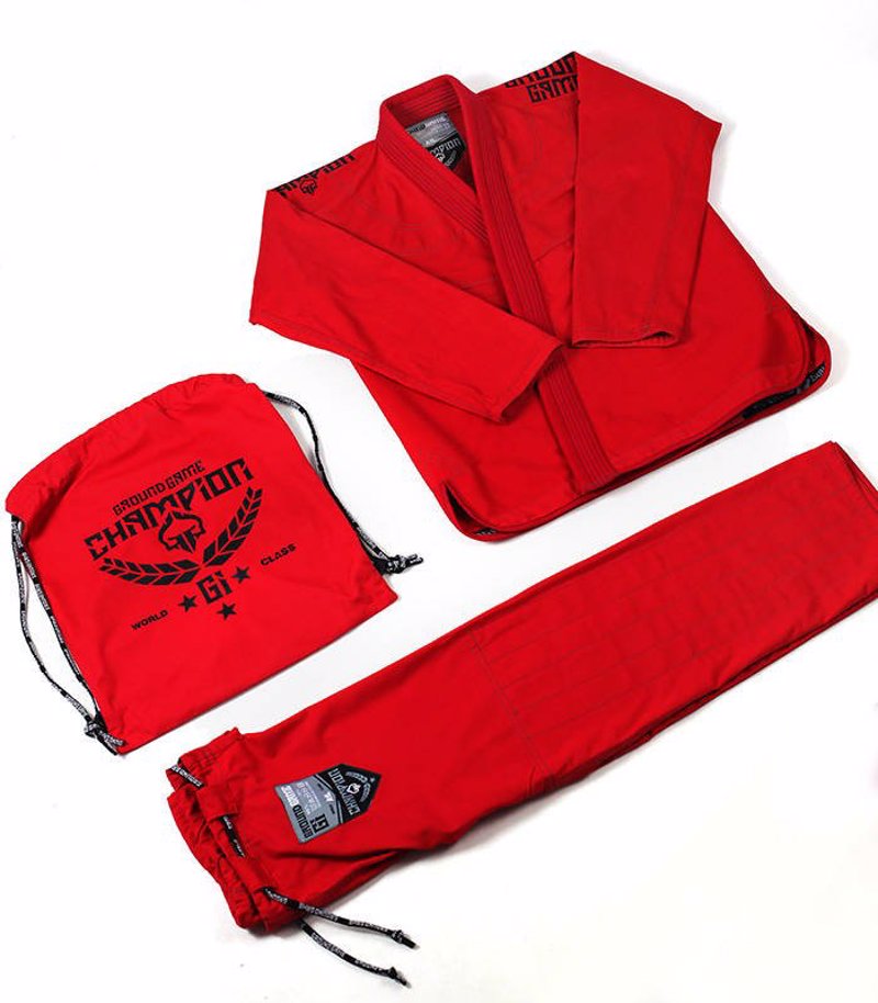 Groundgame Champion 2 BJJ Gi -Red